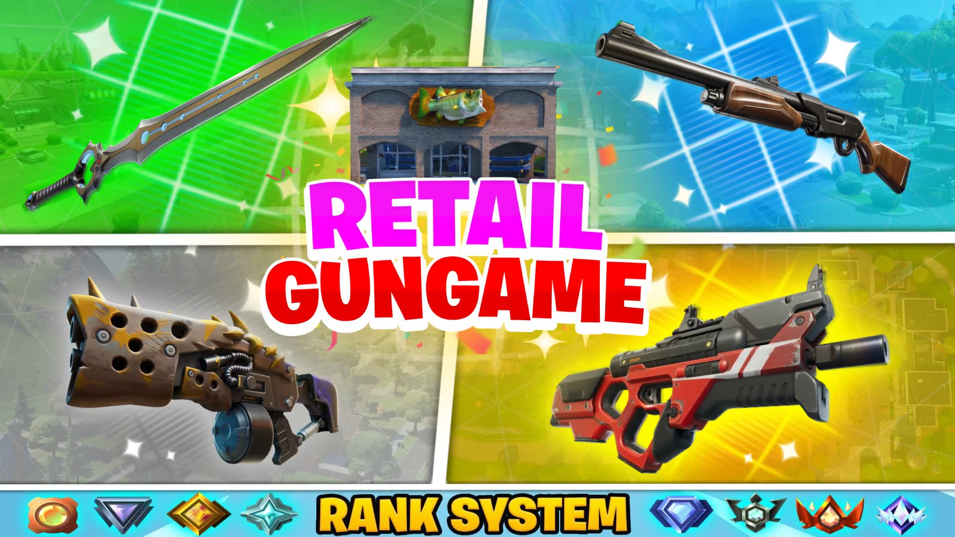 SUPER RETAIL GUNGAME🎯ONE SHOT BOTS