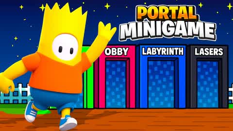 🌈FALL GUYS PORTAL MINIGAMES