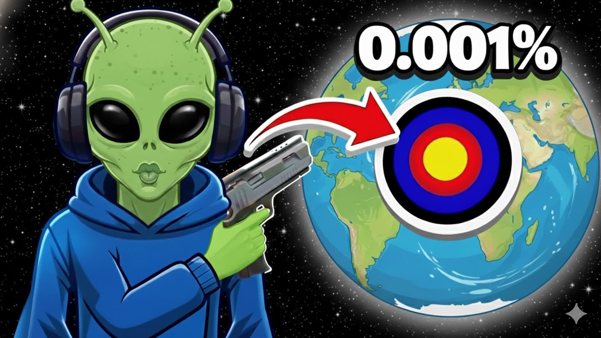 Crazy TrickShot Parkour Space Alien