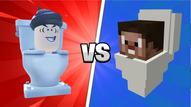 Roblox Toilet VS Minecraft Toilet