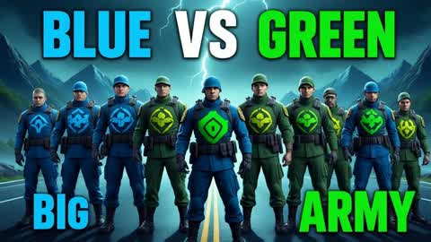 Blue Vs Green Vs Big Army