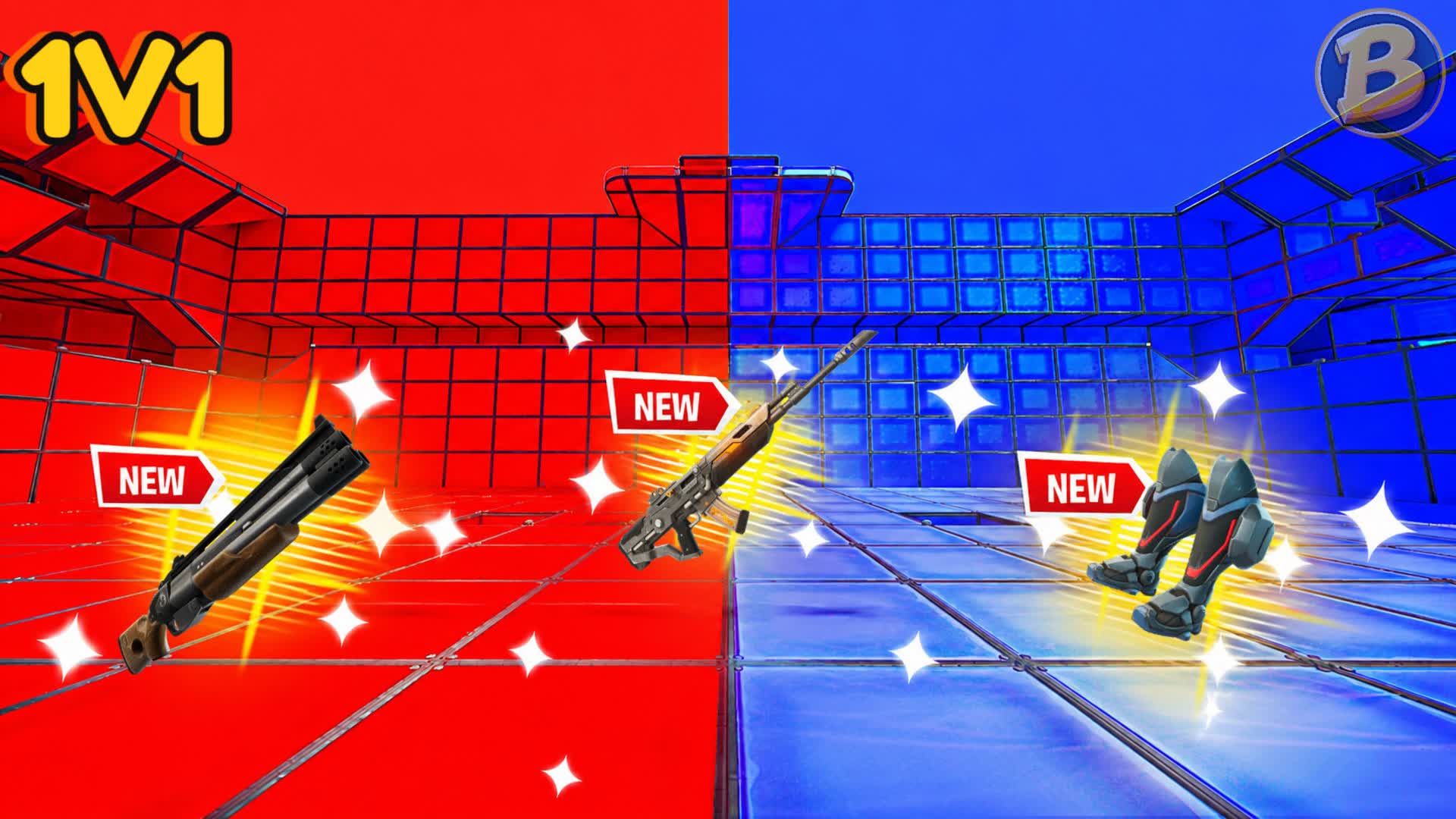 AFFRONTEMENT RED VS BLUE 1V1