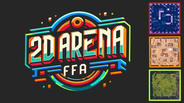 2D ARENA FFA 🏆 3 RANDOM MAPS