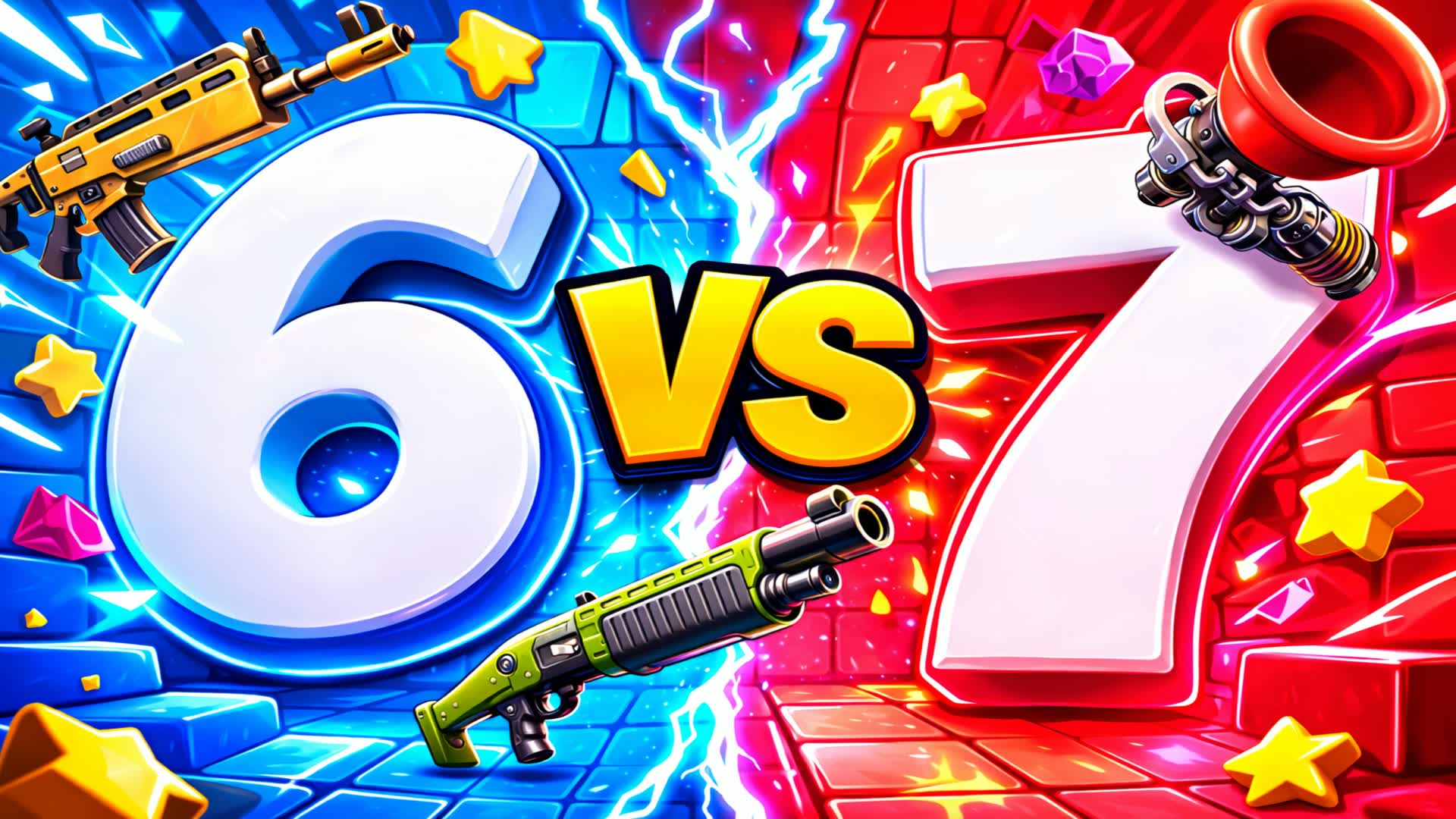 RED VS BLUE CONSOLE PC 🔴🔵 SIX SEVEN⭐️