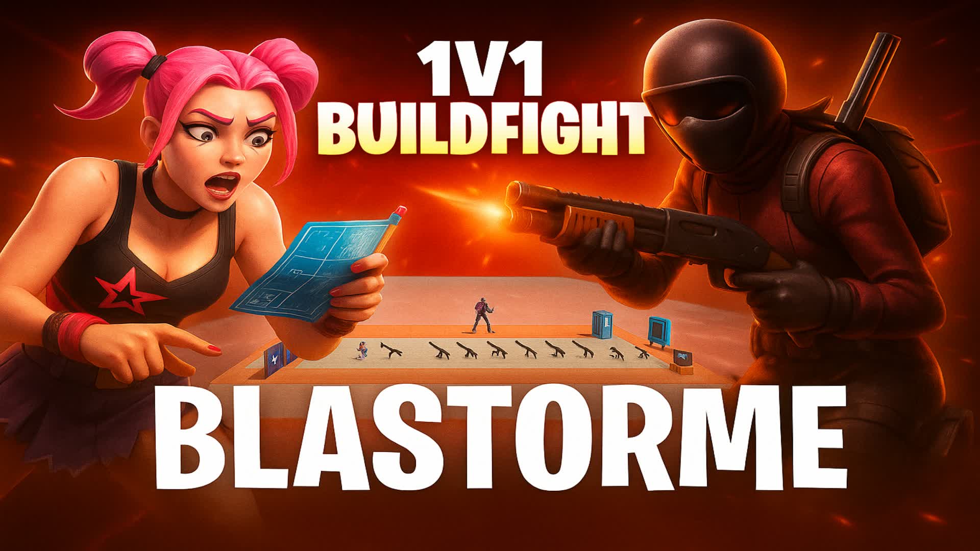 1V1 Buildfight blastorme