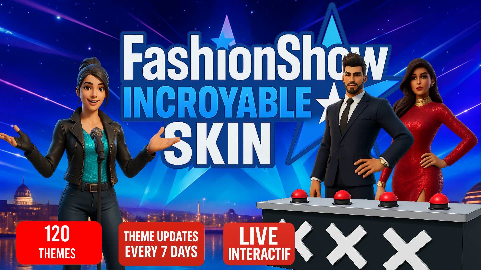 💃🕺 FashionShow – INCROYABLE SKIN ✨🎬