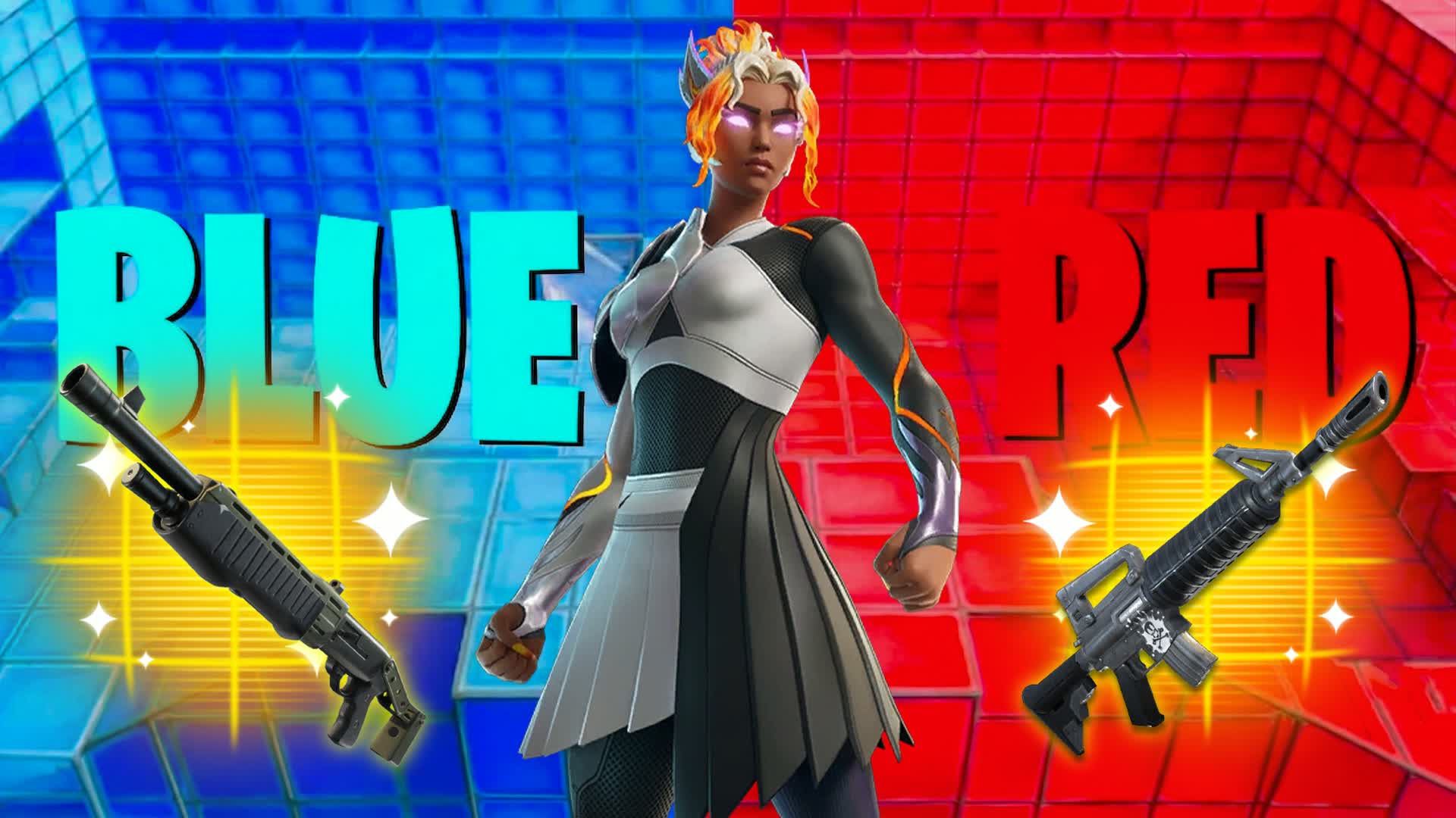 ガーリー レッドVSブルー 🔴🔵 RVB