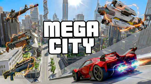 🏙️ MEGA CITY FFA - ALL WEAPONS ⭐