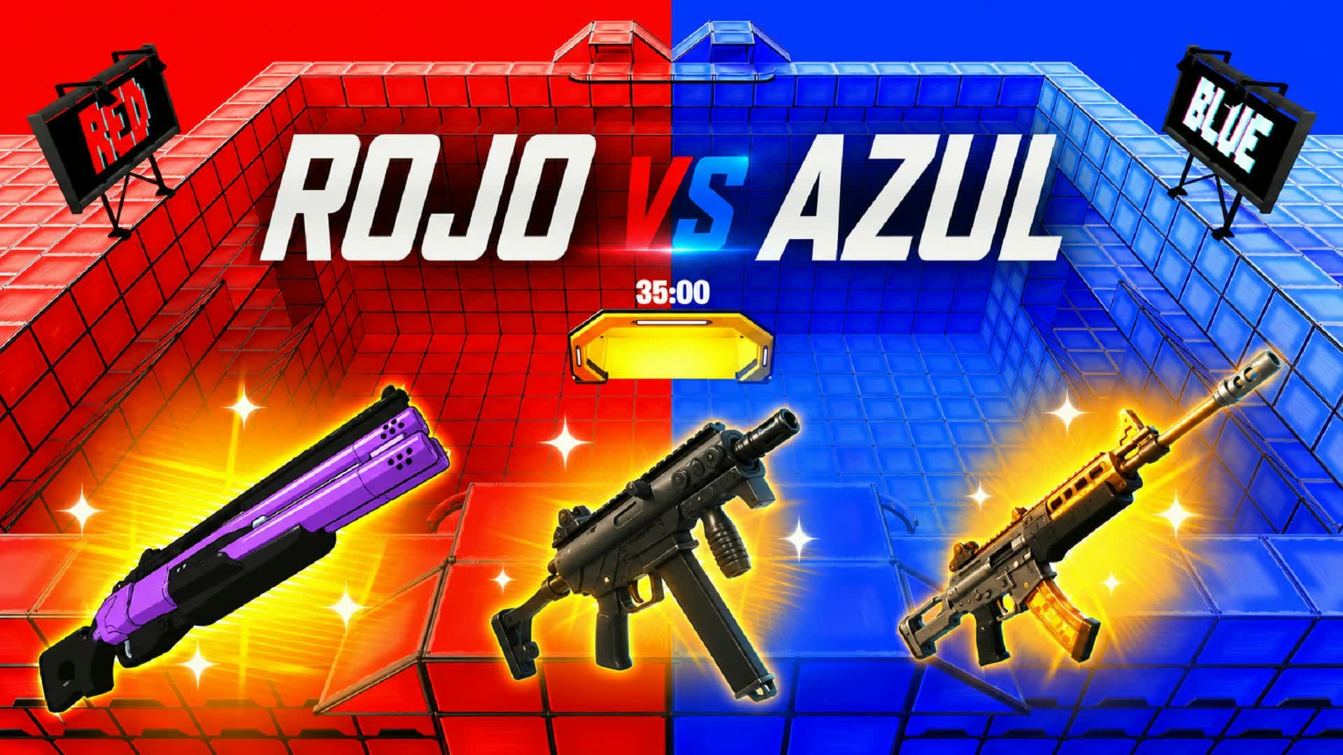 ROJO VS AZUL! 🔴🔵