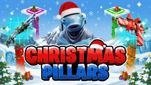 Winter Christmas Pillars