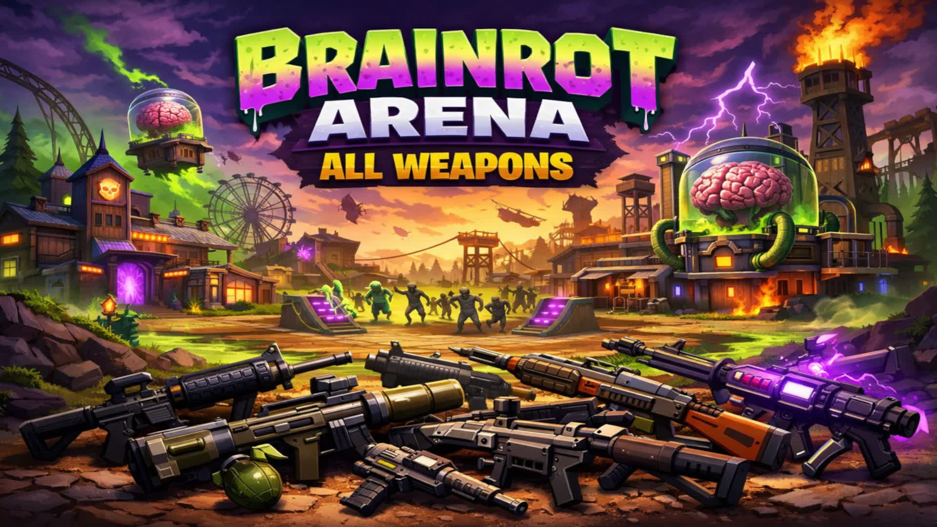 Brainrot Arena - All Weapons
