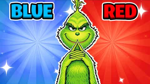 SUPER RED VS BLUE GRINCH🔴🔵🎅