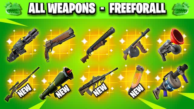 Klombo’s Playground – Every Weapon 🎉