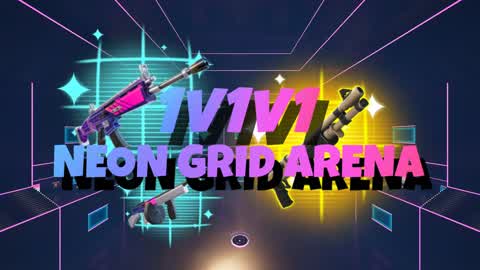 1V1V1 NEON GRID ARENA [CASUAL]⚡