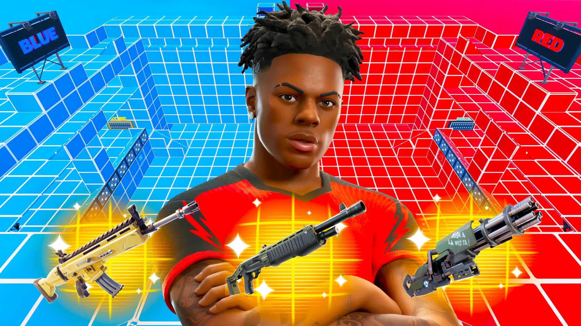 RED VS EXTREME BLUE 🔴🔵