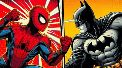 🕷Spiderman VS Batman🦇
