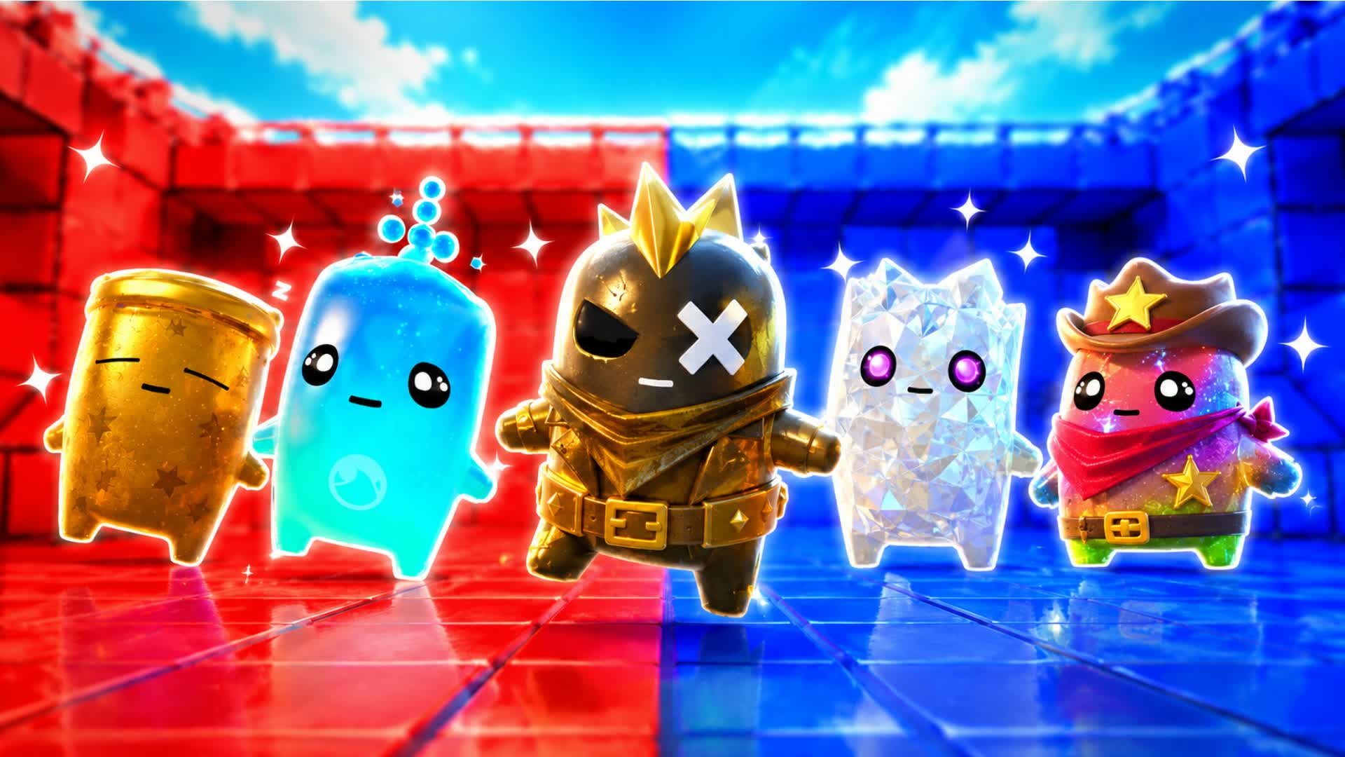 SUMMER RED VS BLUE COMET RUSH BATTLE🔴🔵
