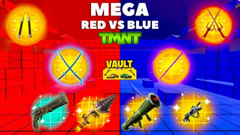 MEGA TMNT RED VS BLUE 🔴🔵