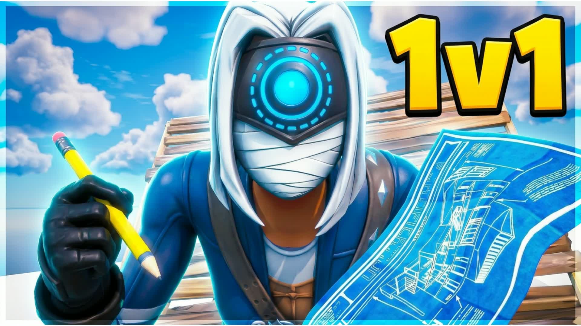 1v1建築バトル（フリー フォー オール）