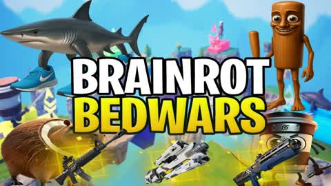 🦈CRAZY BRAINROT BEDWARS🛏️