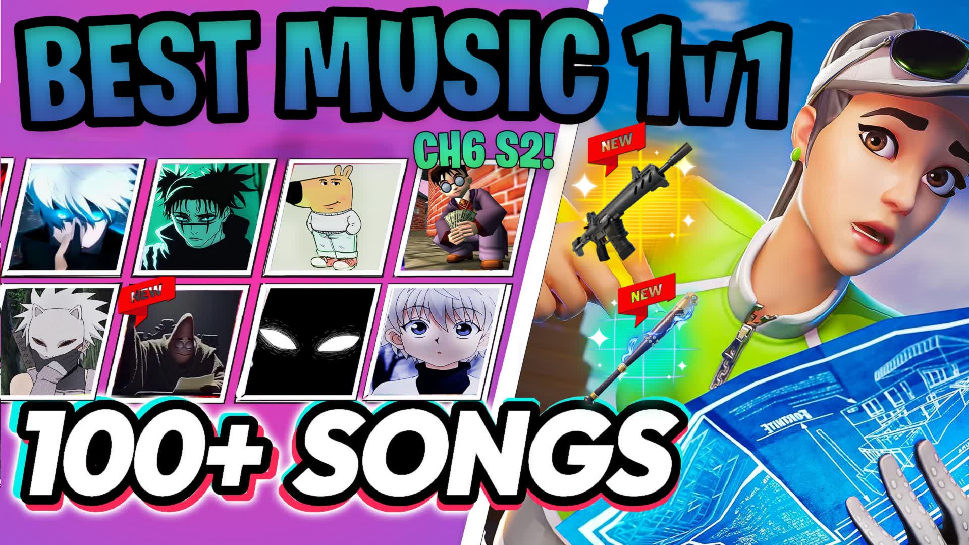 🎶BEST MUSIC 1v1🏆 [101+ SONGS]