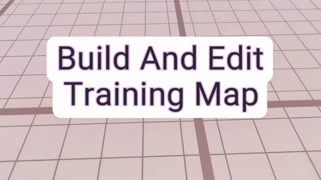 Build and Edit Training Map