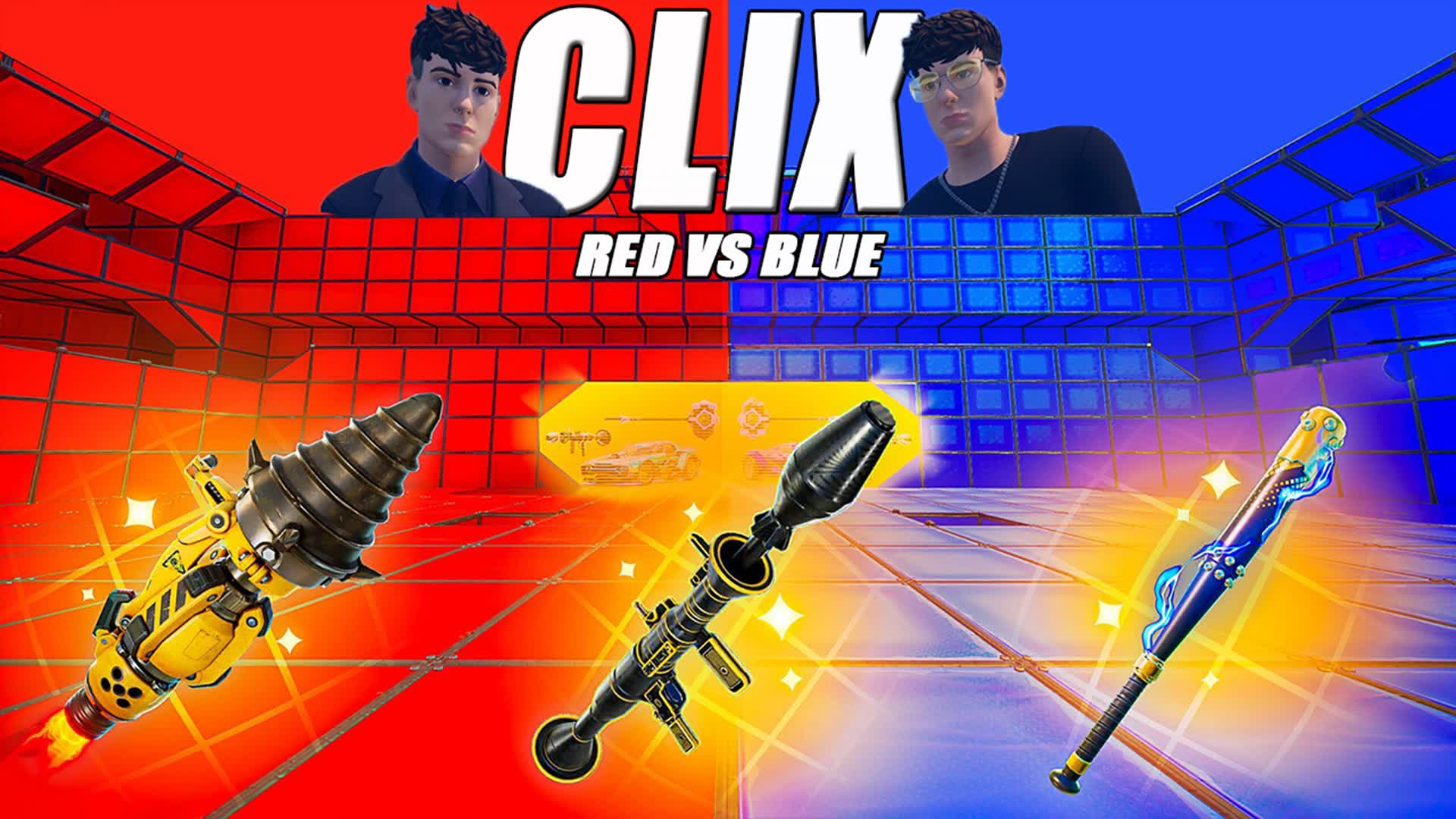 CLIX RED VS BLUE TRYHARD 🔴🔵