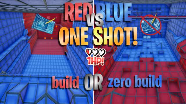 RED VS BLUE ONE SHOT đŽđ” DUAL ARENAS!