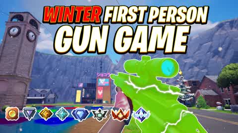 FIRST PERSON GUN GAME 🎯 ONE SHOT ❄️