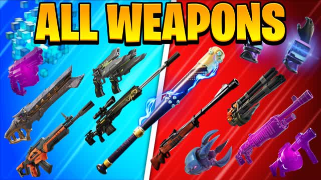 ALL WEAPONS - RED AND BLUE PIT