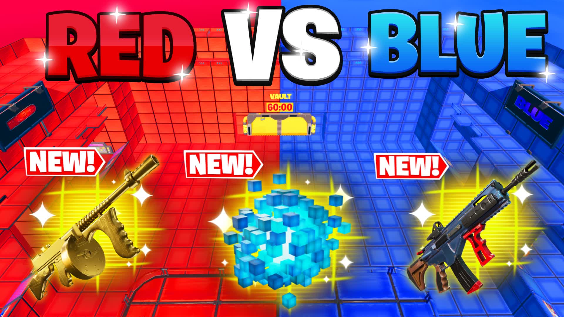SUPERPOWER RED VS BLUE - ALL WEAPONS🔴🔵