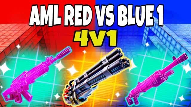 AML RED VS BLUE 1 🧬 4V1