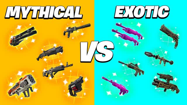 MYTHICAL VS EXOTIC (RED VS BLUE) 🔴🔵