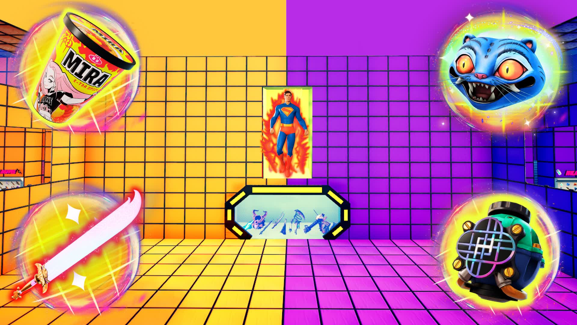 THE THRONE - PURPLE VS ORANGE  👾🍊