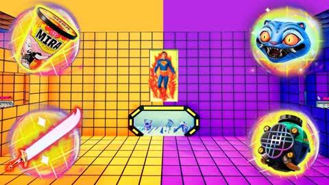 THE THRONE - PURPLE VS ORANGE 👾🍊