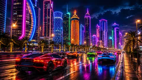 CAR GAME - NEW COLORFUL CITY
