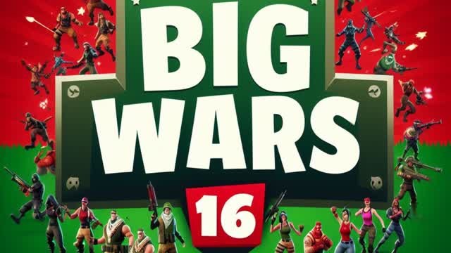 RED VS GREEN BIG WARS