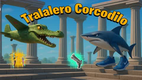 Tralalero Corcodilo Pillars