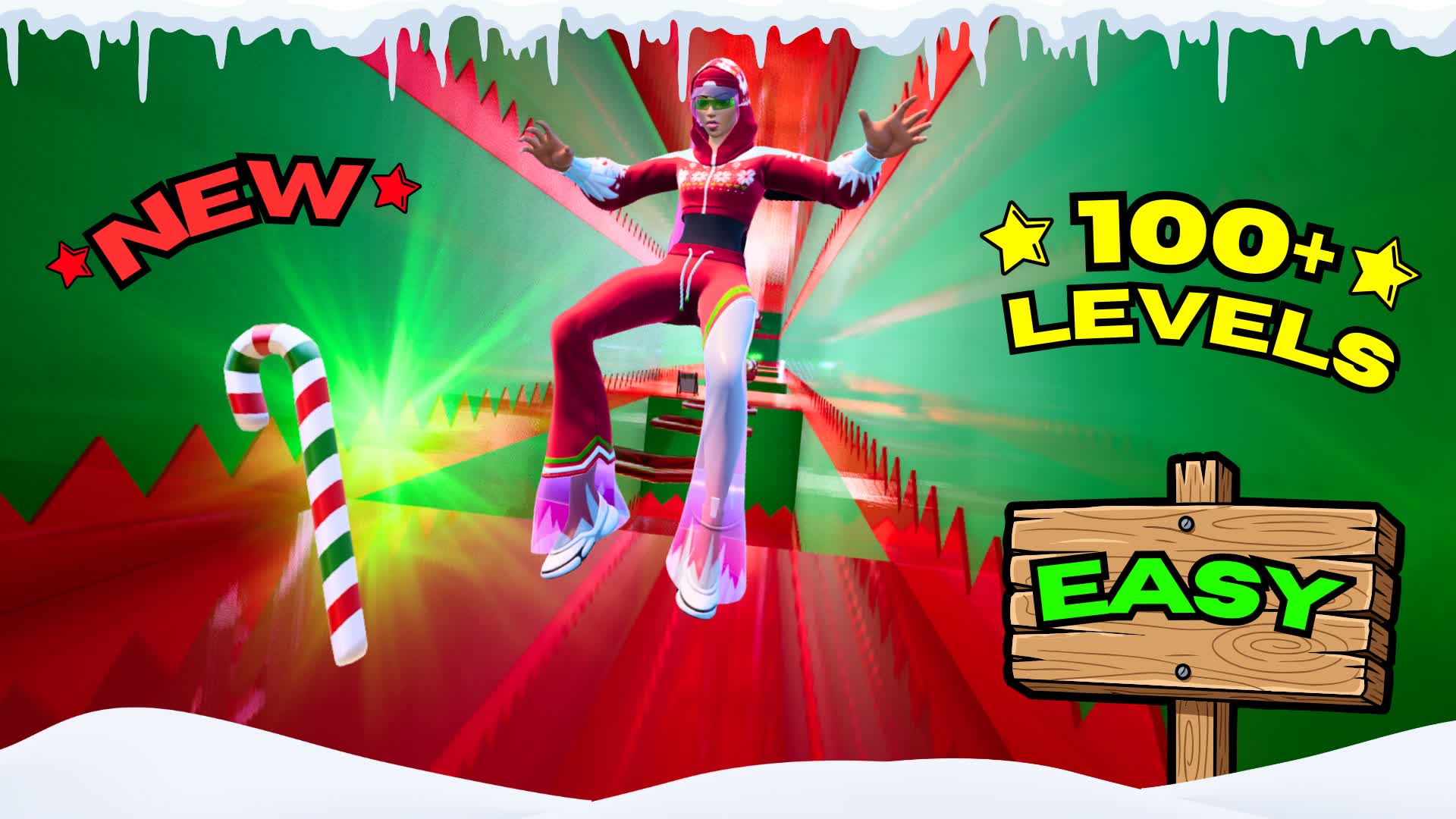 ULTIMATE CHRISTMAS PARKOUR [EASY]🎄