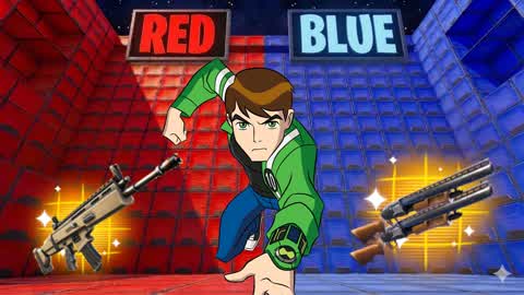 AMAZING SUPER-POWERS REDS VS BLUES