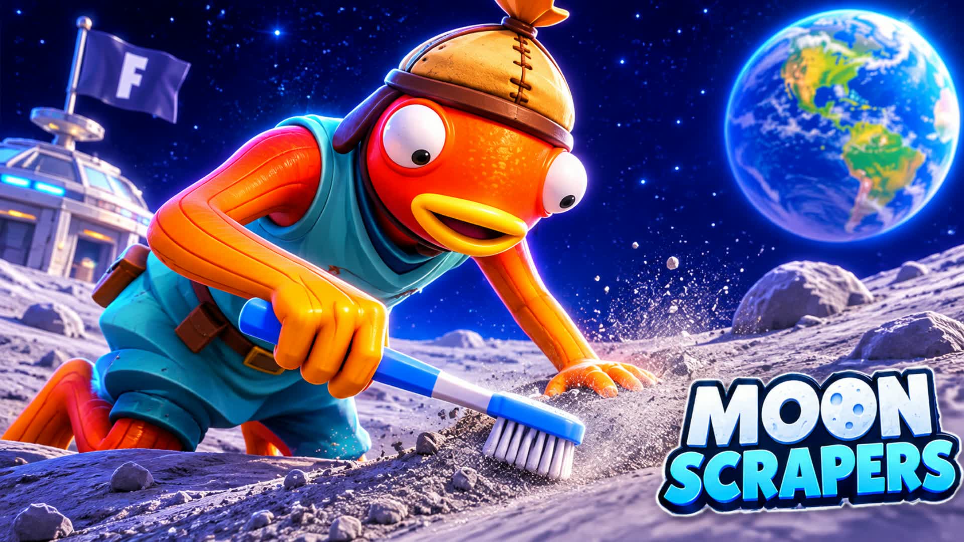 Moon Scrapers, Fortnite island 0689-8265-4308 by meltonic