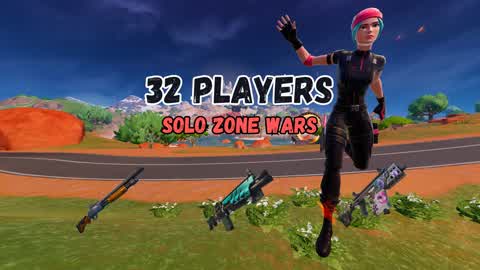 Solo Realistic Zone Wars  I  32 Players