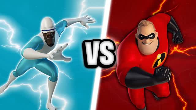 FROZONE VS MR INCREDIBLE - 🔴🔵