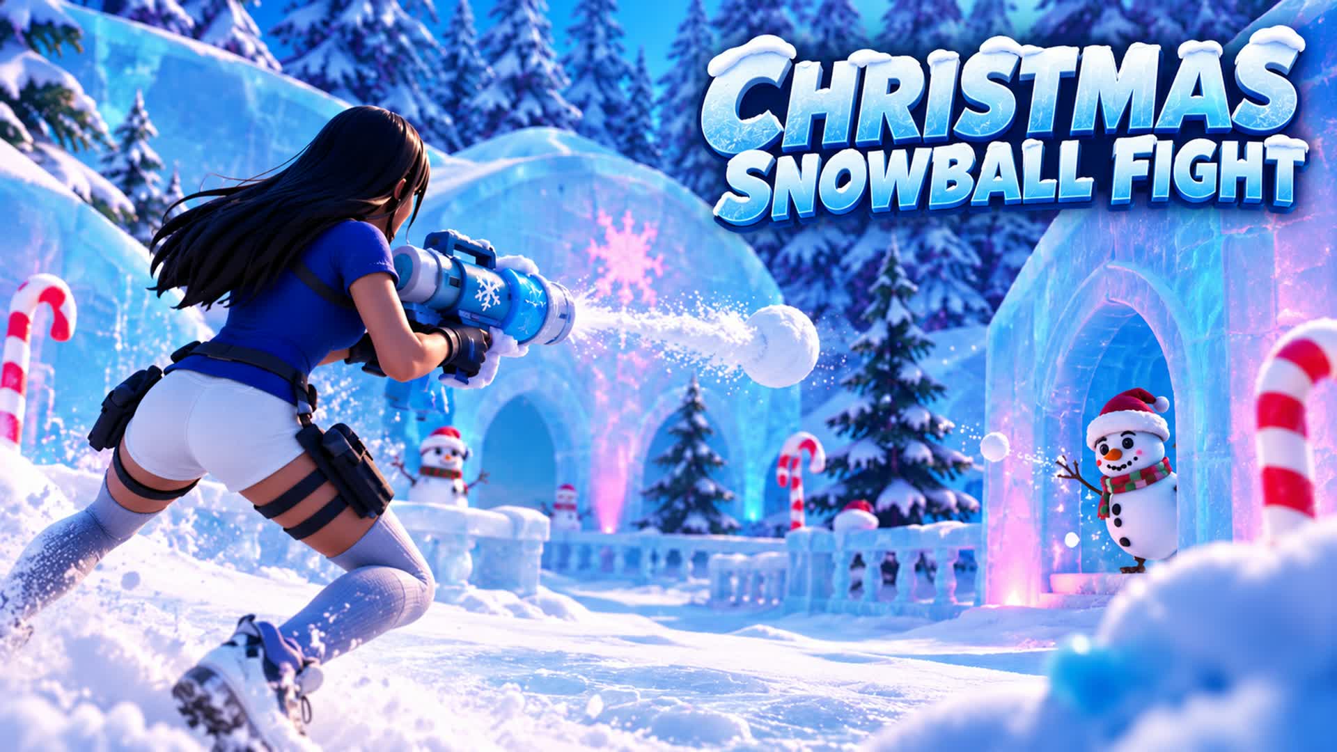 CHRISTMAS SNOWBALL FIGHT