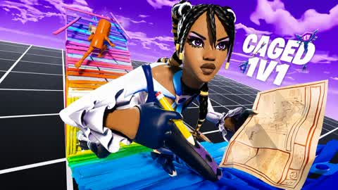 Caged 1v1 Map