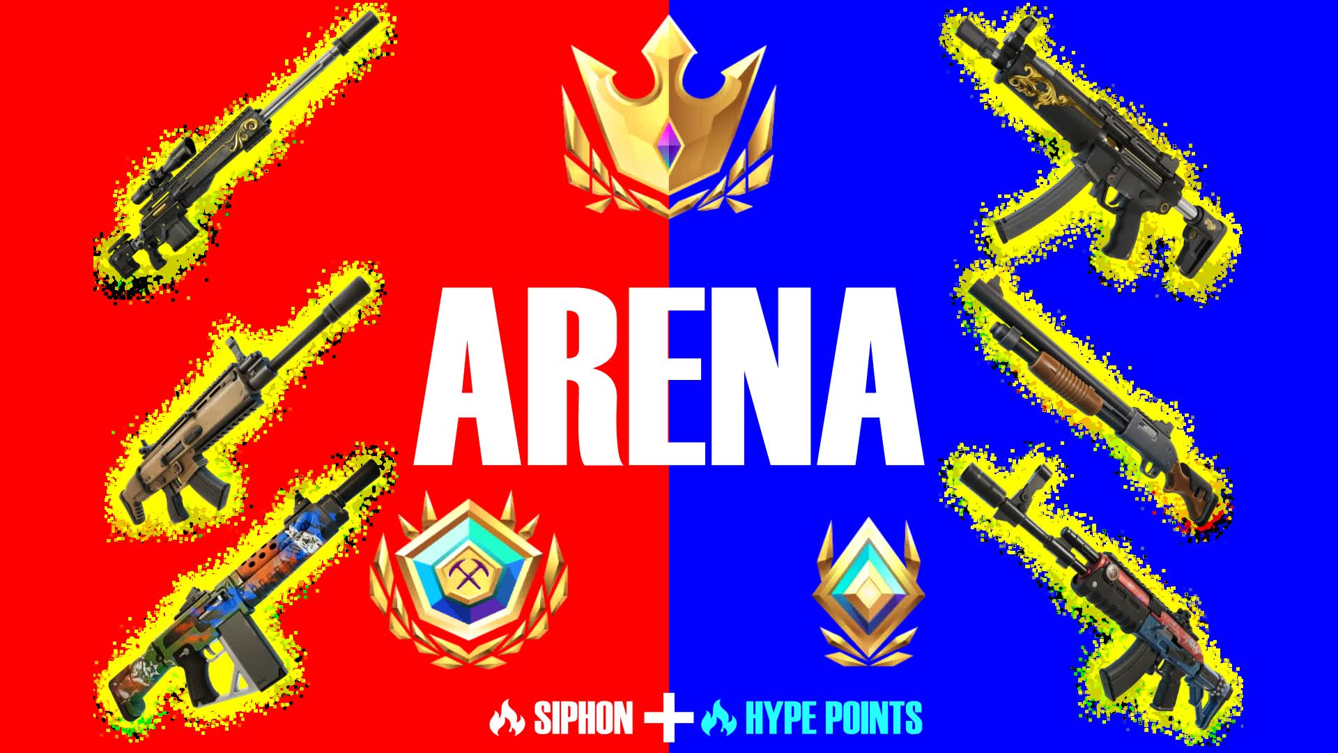 ARENA 🔴RED VS BLUE🔵 936603961595 by thomas21tm Fortnite Creative