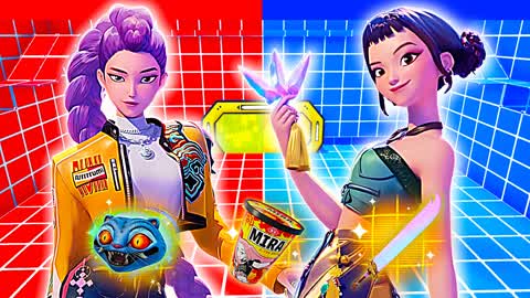 RUMI VS ZOEY RED VS BLUE🔴🔵 KPOP DEMON