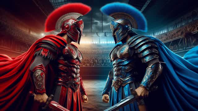ARENA RED VS BLUE 🔴🔵