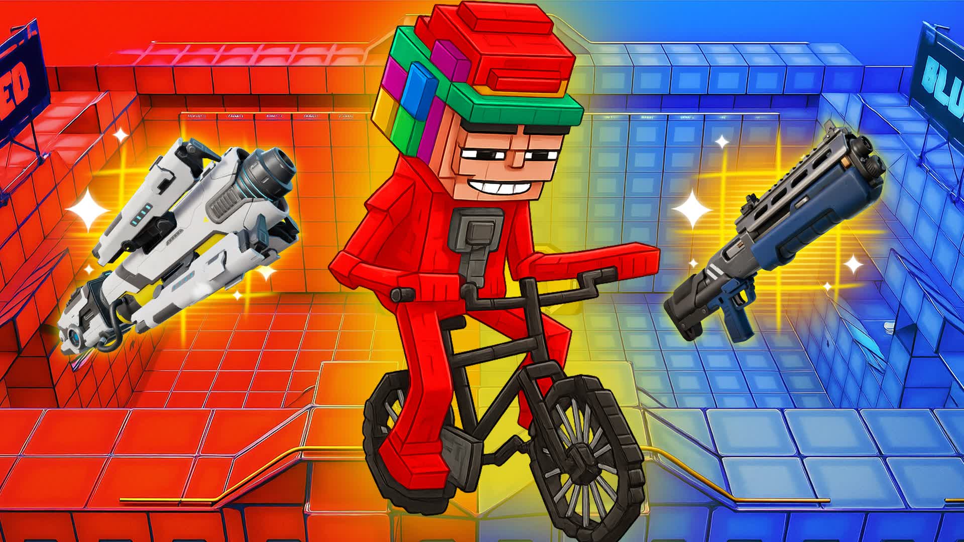 RED VS BLUE 🔴🔵 PRO MEGA