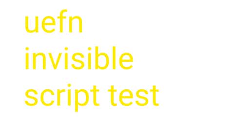 invisible script test